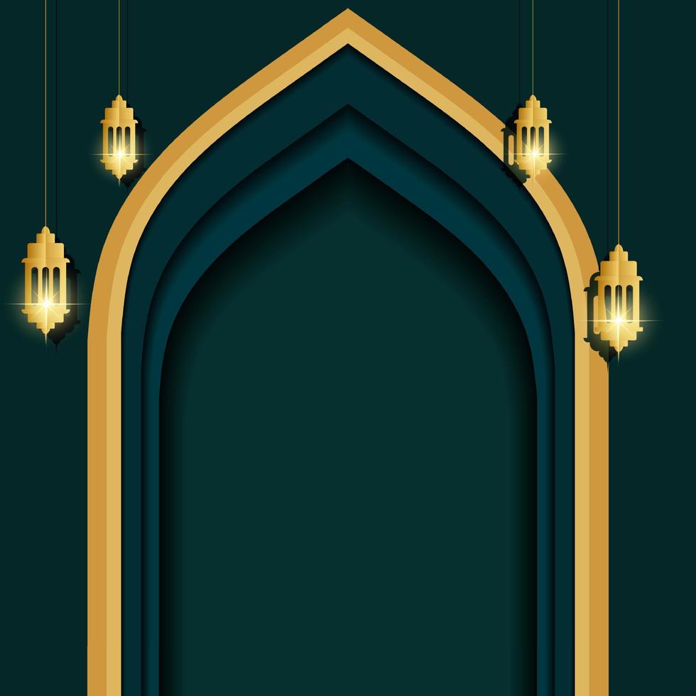 semplice illustrazione di un islamico sfondo per Posizione mappe, importante giorni, progetti, contenuto, Ramadan carte e eid saluti vettore