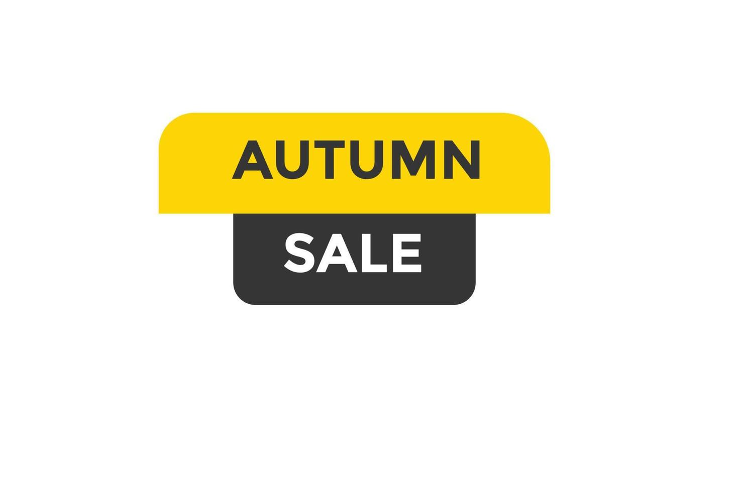 autunno vendita pulsante ragnatela bandiera modelli. vettore illustrazione