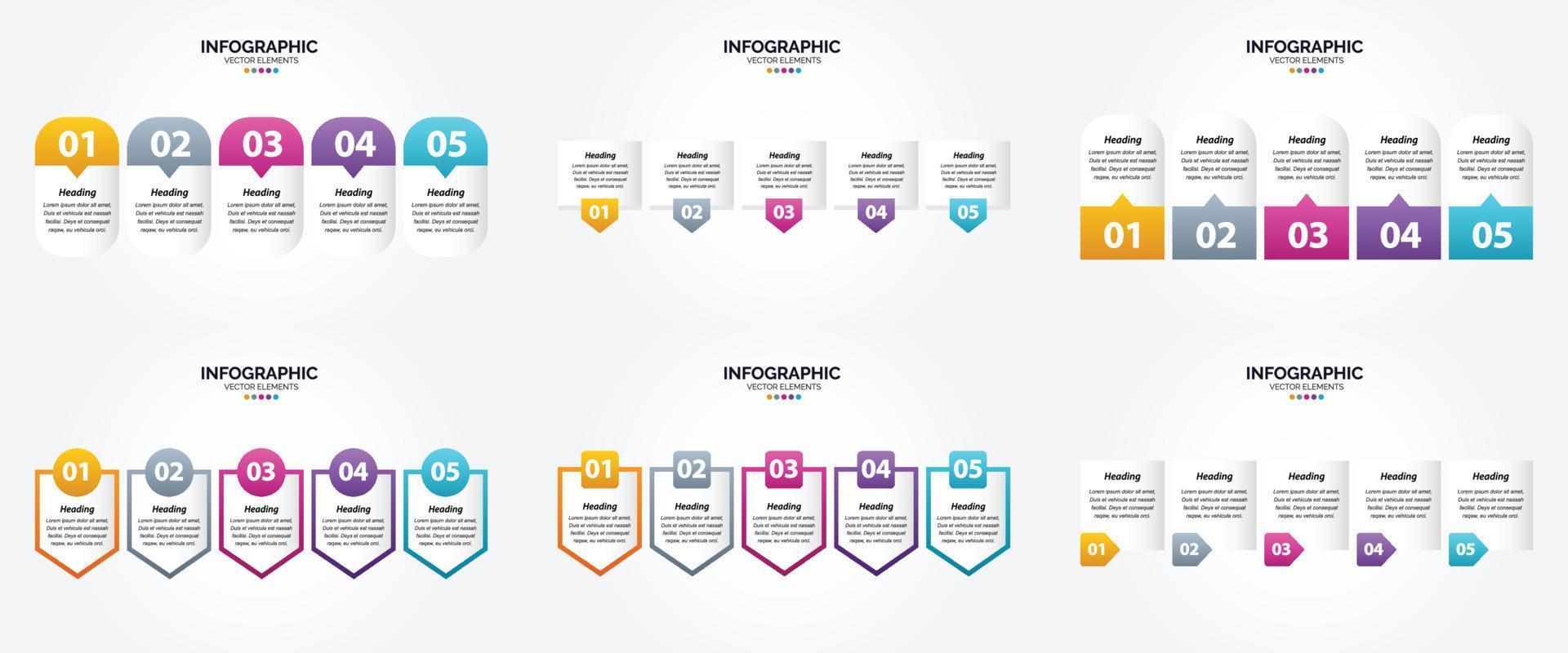 vettore illustrazione infografica piatto design impostato per pubblicità opuscolo aviatore e rivista