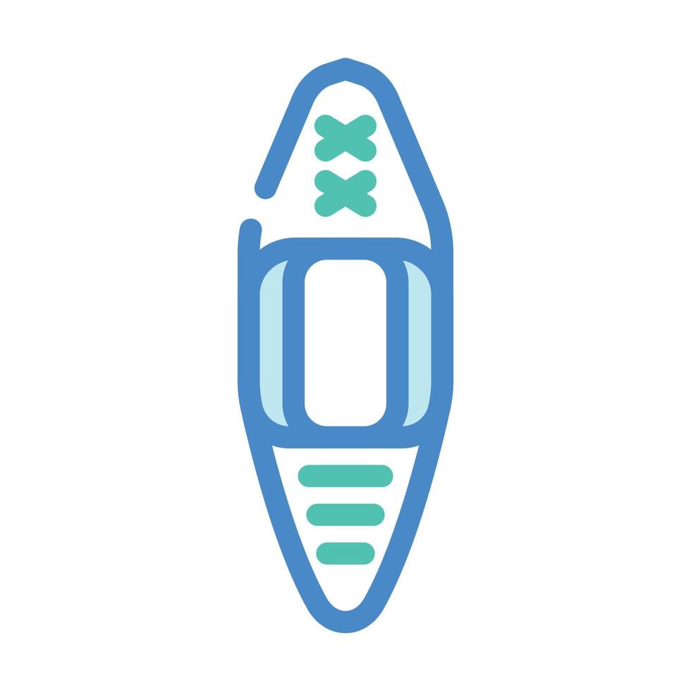 kayak acqua sport colore icona vettore illustrazione