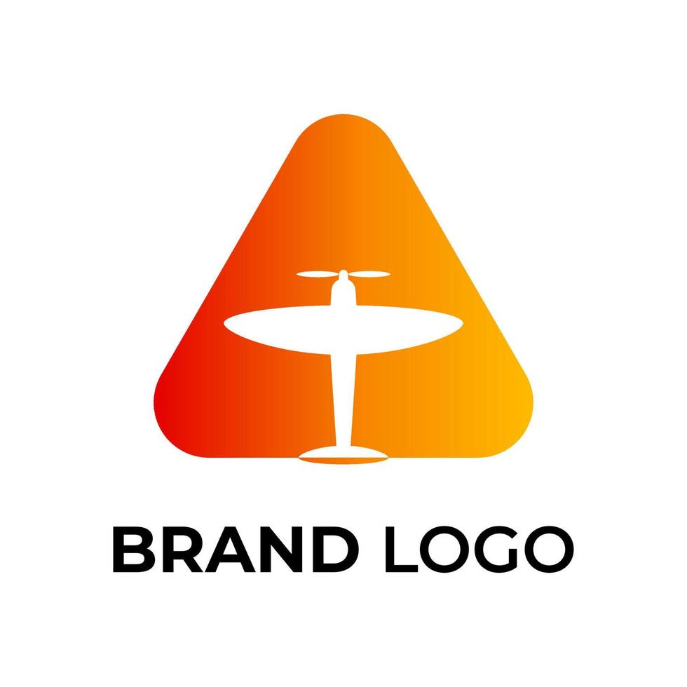 lettera un' aria viaggio logo design modello vettore