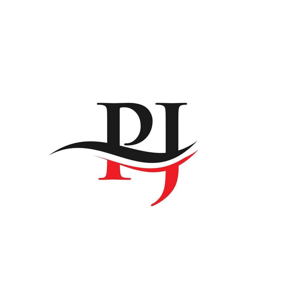 moderno pj logo design per attività commerciale e azienda identità. creativo pj lettera con lusso concetto. vettore