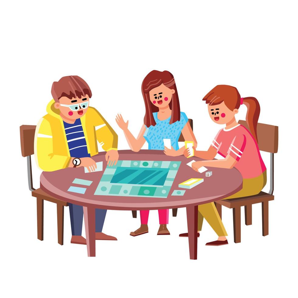 giocare tavola Giochi giocando amici insieme vettore