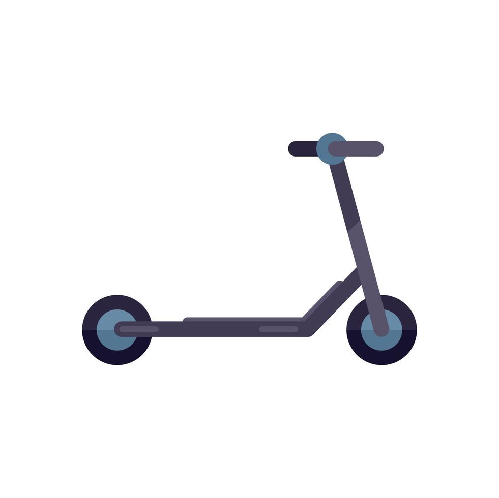 bambino elettrico scooter icona piatto vettore. bicicletta trasporto vettore