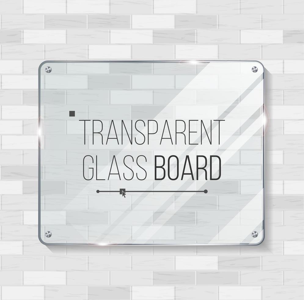 trasparente bicchiere tavola vettore. decorativo grafico design elemento. plastica o bicchiere telaio modello. illustrazione vettore