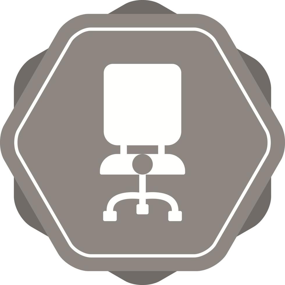 ufficio sedia vettore icona