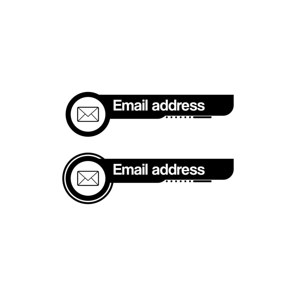e-mail cartello illustrazione per logo o icona vettore