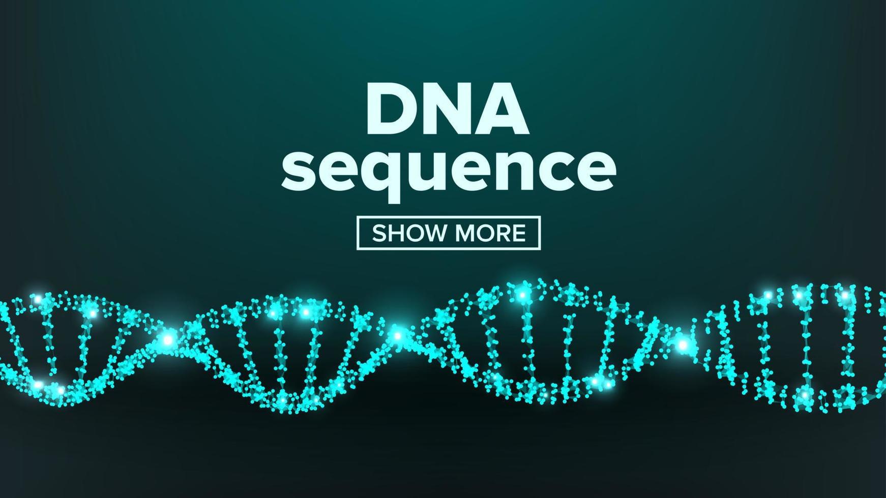 dna struttura vettore. laboratorio design. salutare cromosoma. clone atomo. mutazione test. illustrazione vettore