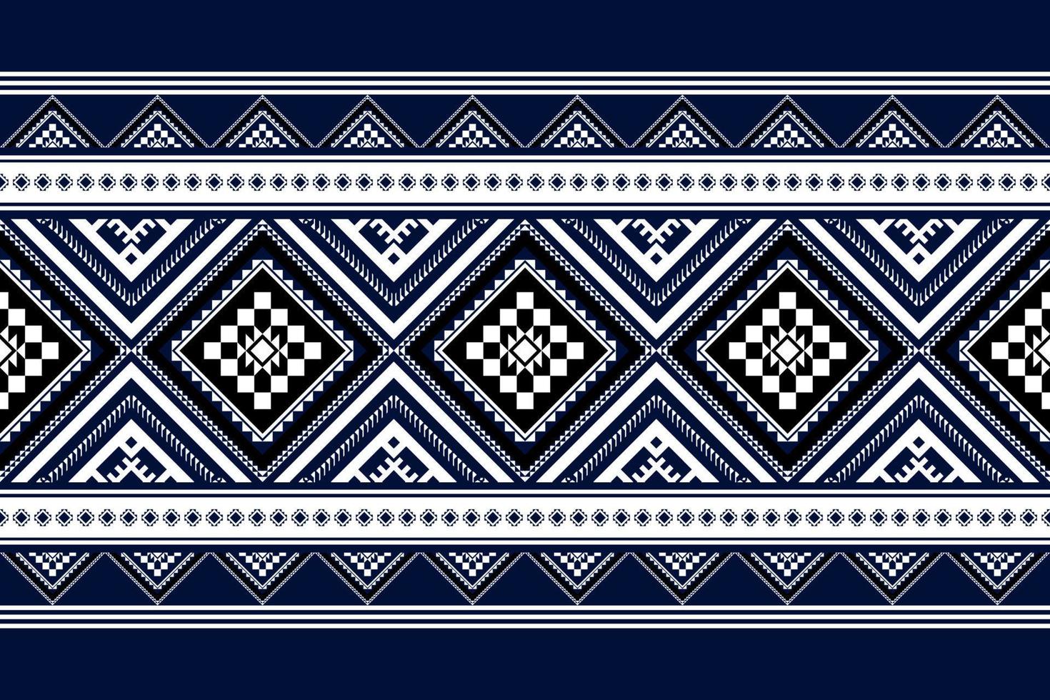 geometrico etnico orientale senza soluzione di continuità modello tradizionale design per sfondo, tappeto, sfondo, vestiario, avvolgere, batik, tessuto, vettore, illustrazione, ricamo stile. vettore