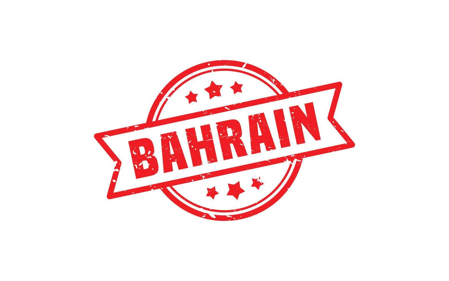 bahrain francobollo gomma da cancellare con grunge stile su bianca sfondo vettore