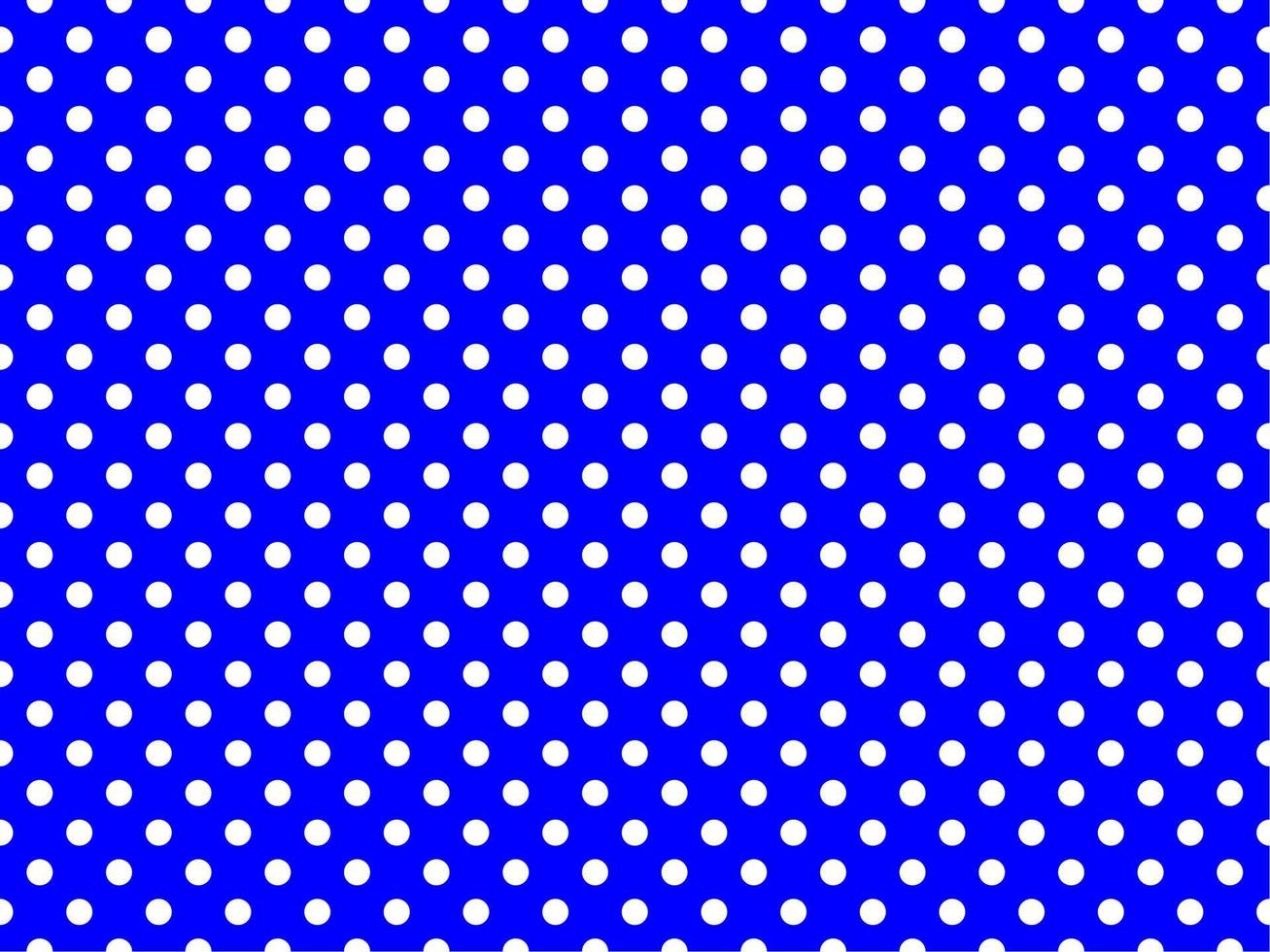 bianca polka puntini al di sopra di blu sfondo vettore