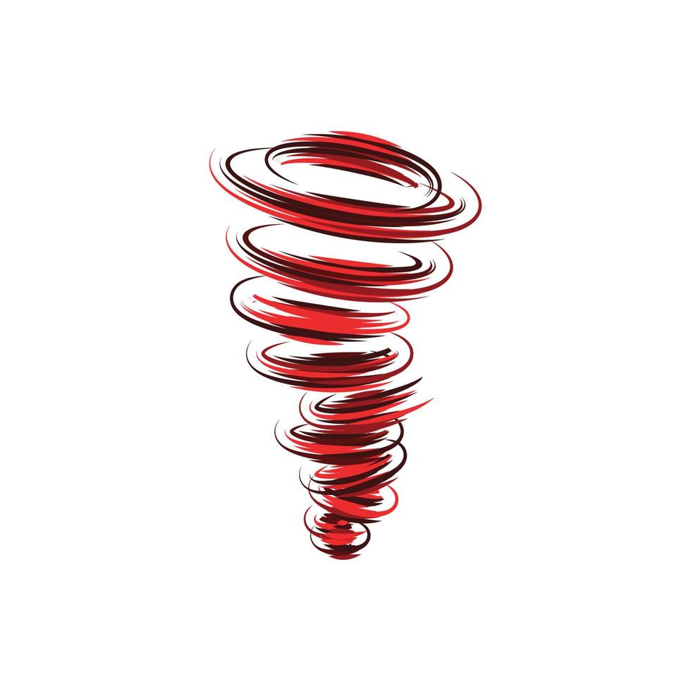 illustrazione vettoriale di simbolo di tornado