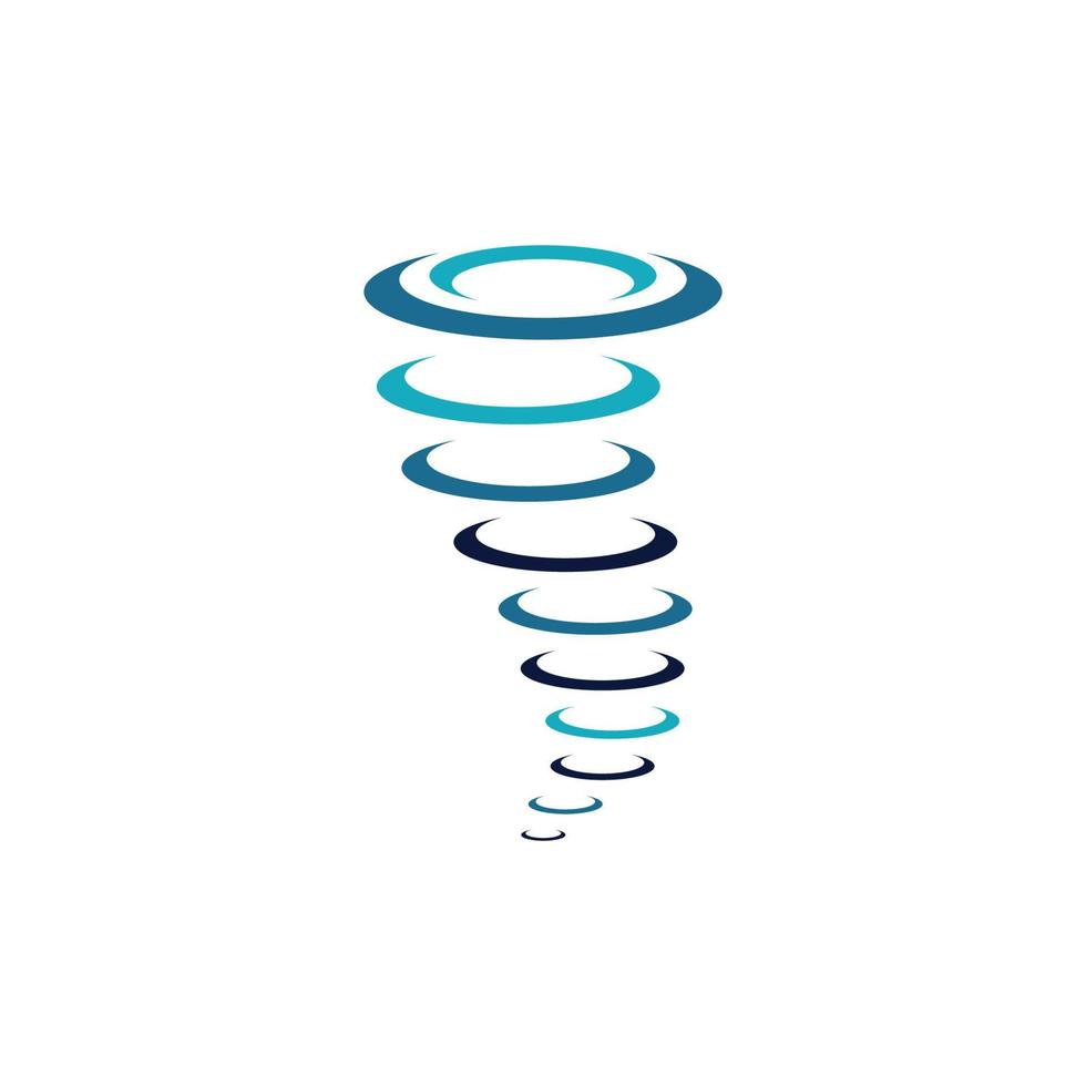 illustrazione vettoriale di simbolo di tornado