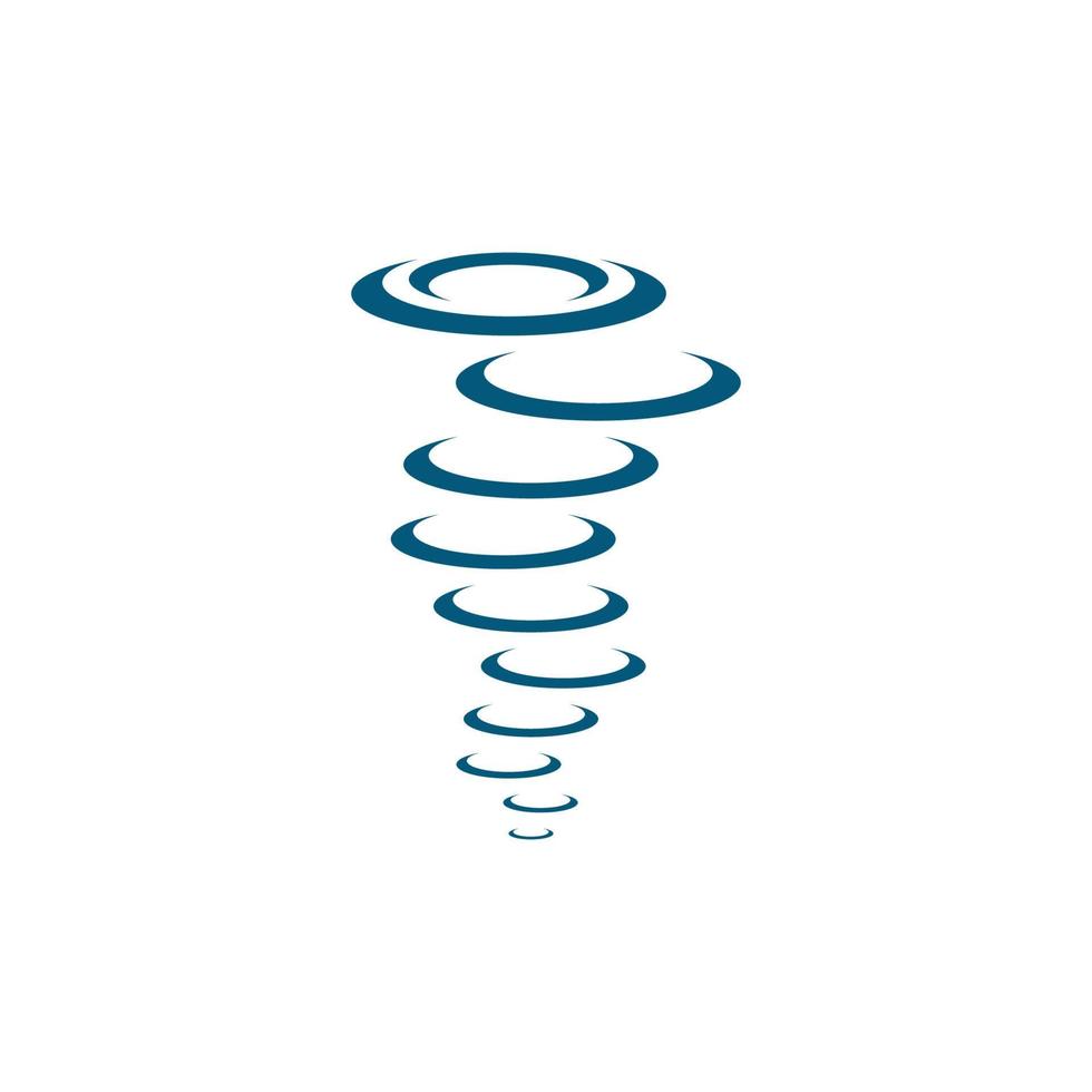 illustrazione vettoriale di simbolo di tornado