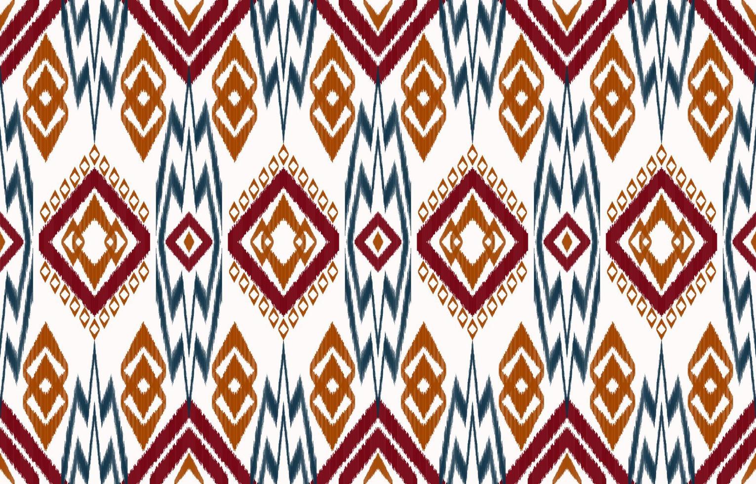 reale lussuoso antico ikat modelli. geometrico etnico tribale Vintage ▾ retrò stile. tessuto tessile ikat senza soluzione di continuità modello. indiano africano asiatico navajo azteco ikat Stampa vettore astratto sfondo.