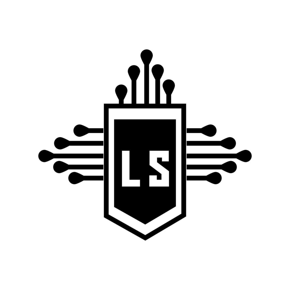 ls lettera logo design.ls creativo iniziale ls lettera logo design . ls creativo iniziali lettera logo concetto. vettore