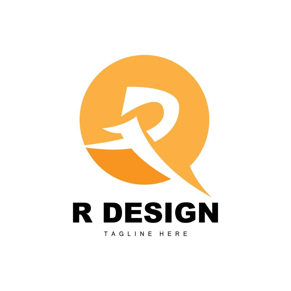 r lettera logo, alfabeto vettore, iniziale r Prodotto marca logotipo design vettore