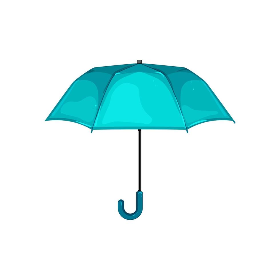 maniglia ombrello pioggia cartone animato vettore illustrazione
