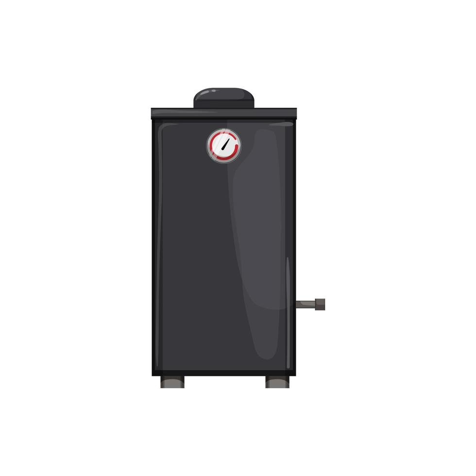 griglia fumatore bbq cartone animato vettore illustrazione