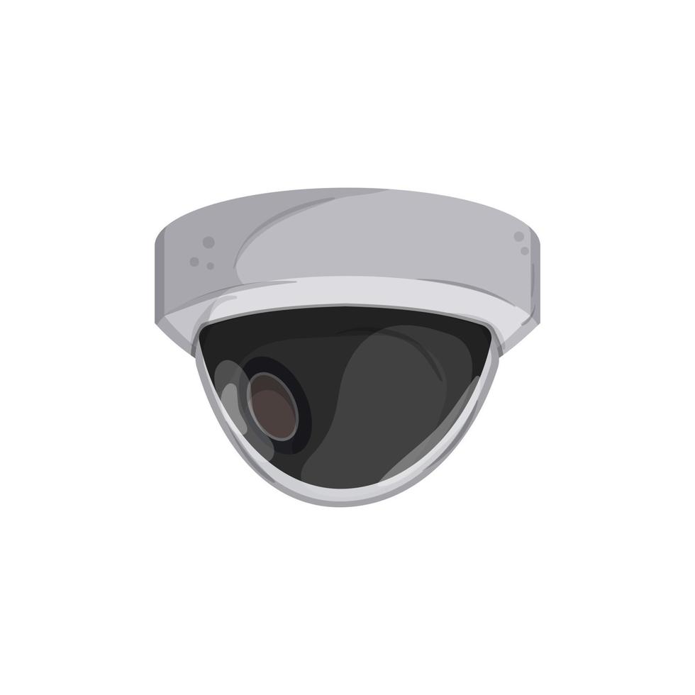 tecnologia sicurezza telecamera cctv cartone animato vettore illustrazione
