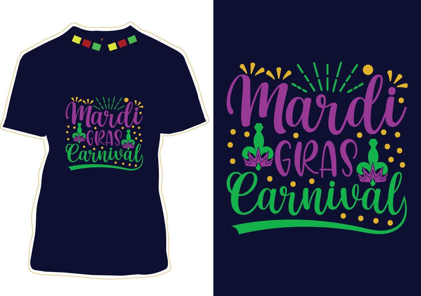 mardi gras svg design vettore