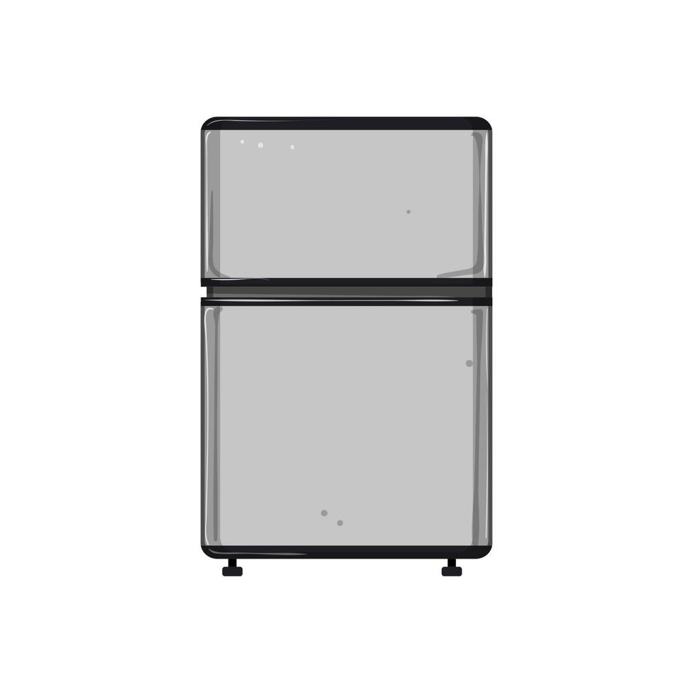 casa frigo frigorifero cartone animato vettore illustrazione