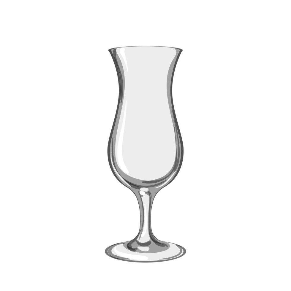 vino cocktail bicchieri cartone animato vettore illustrazione