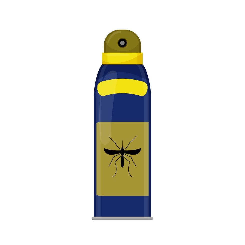 insetto insetto spray colore icona vettore illustrazione