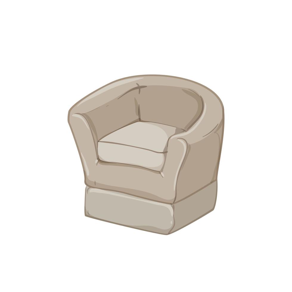design poltrona sedia cartone animato vettore illustrazione