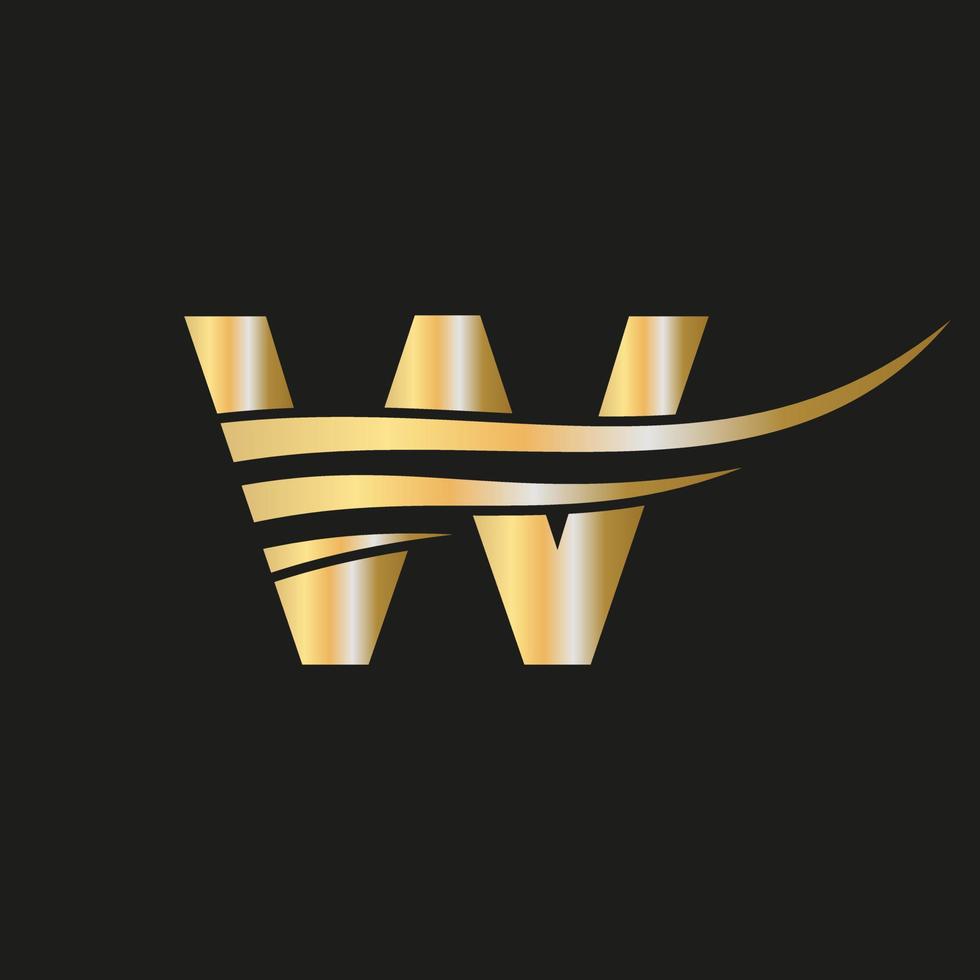 moderno lettera w logo monogramma logotipo vettore modello combinato con lusso, moda attività commerciale e azienda identità