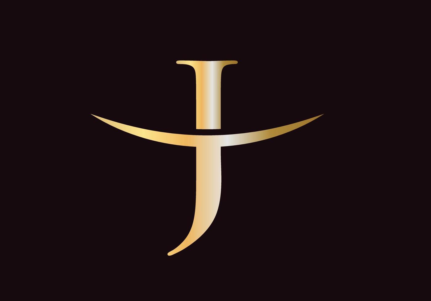 lettera j logo design per attività commerciale e azienda identità vettore