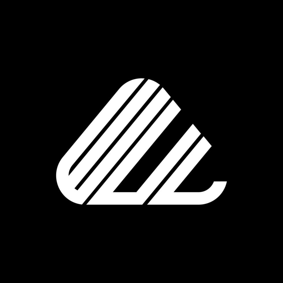 wul lettera logo creativo design con vettore grafico, wul semplice e moderno logo.