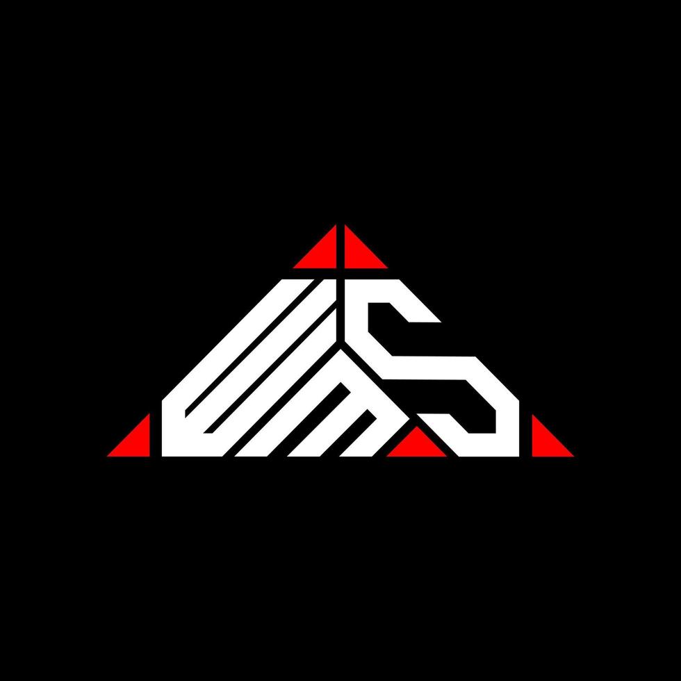 wms lettera logo creativo design con vettore grafico, wms semplice e moderno logo.
