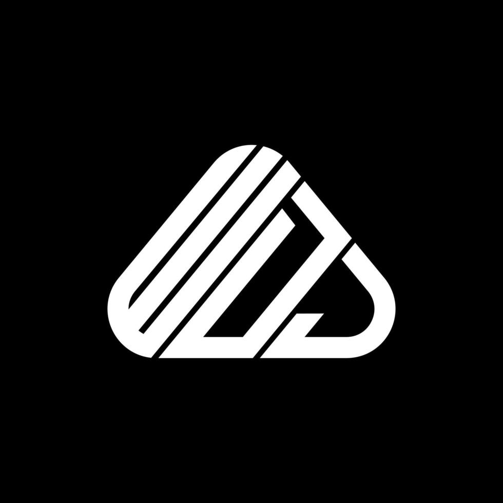 wdj lettera logo creativo design con vettore grafico, wdj semplice e moderno logo.