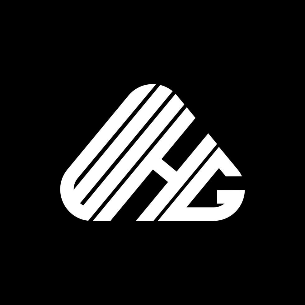 whg lettera logo creativo design con vettore grafico, whg semplice e moderno logo.