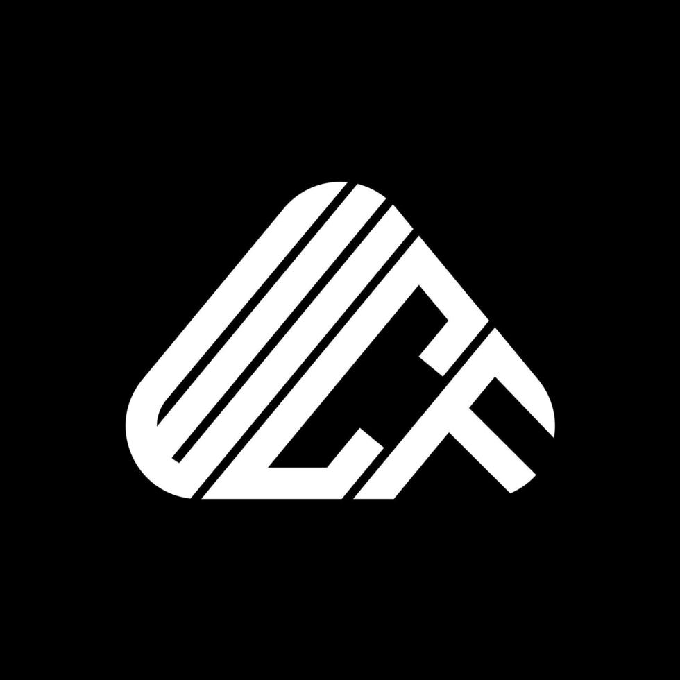 wcf lettera logo creativo design con vettore grafico, wcf semplice e moderno logo.