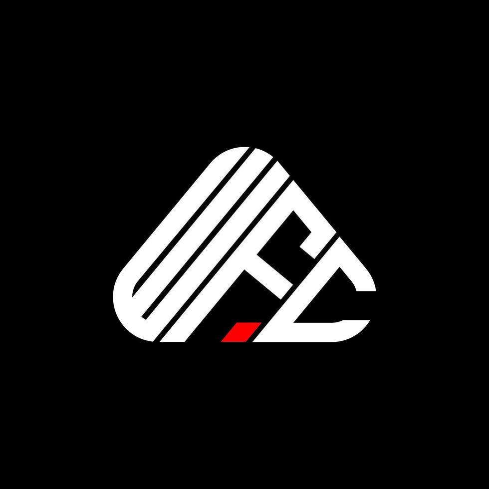 wfc lettera logo creativo design con vettore grafico, wfc semplice e moderno logo.