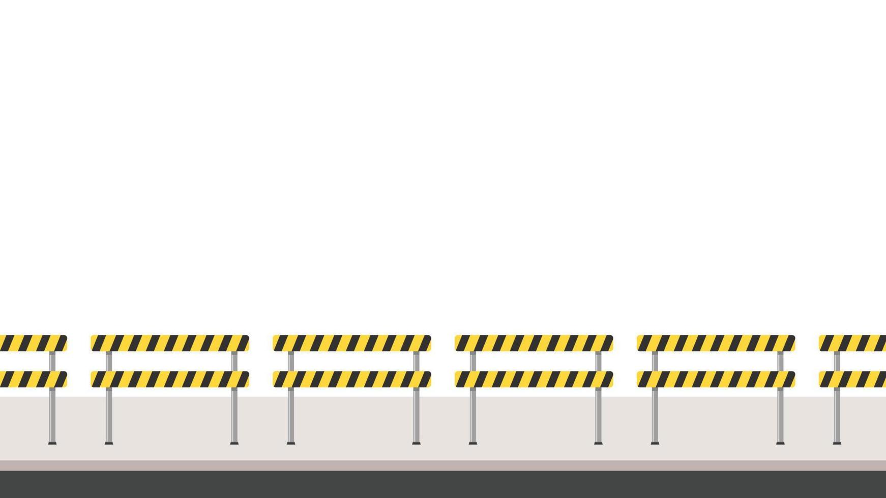 barricata bloccare vettore. recinto vettore. sfondo. gratuito spazio per testo. vettore