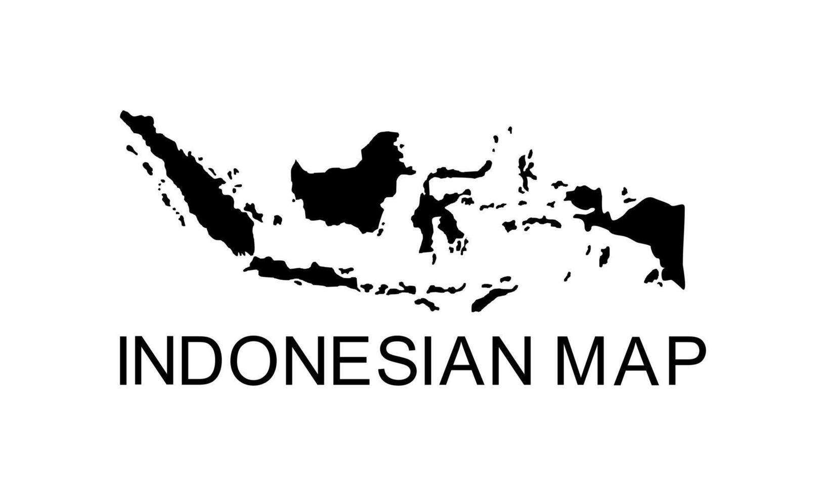 Indonesia carta geografica per app, arte illustrazione, sito web, pittogramma, Infografica o grafico design elemento. vettore illustrazione