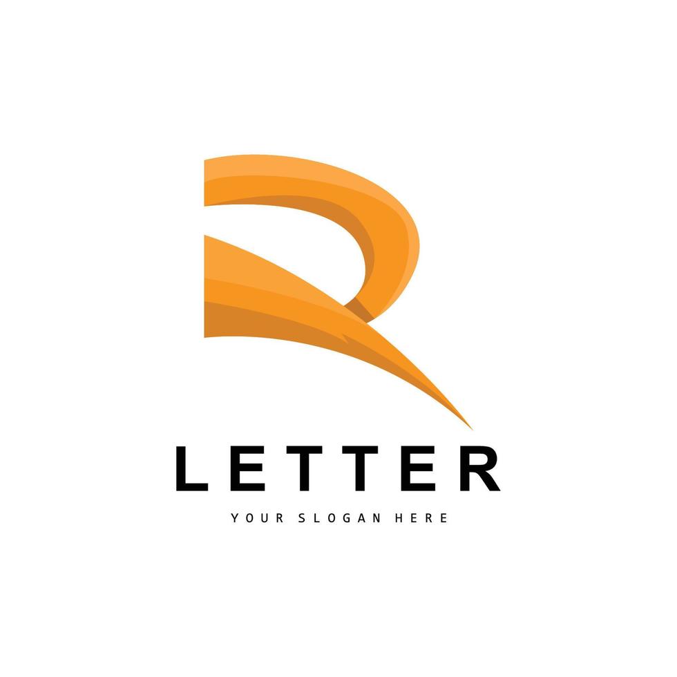 r lettera logo, vettore alfabeto simbolo, design per marca loghi con iniziale lettera