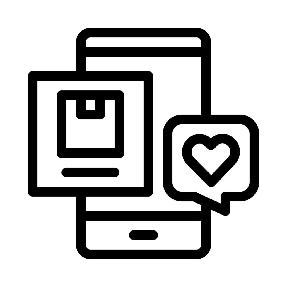 Telefono App cliente digitale marca punti di contatto nero icona vettore illustrazione