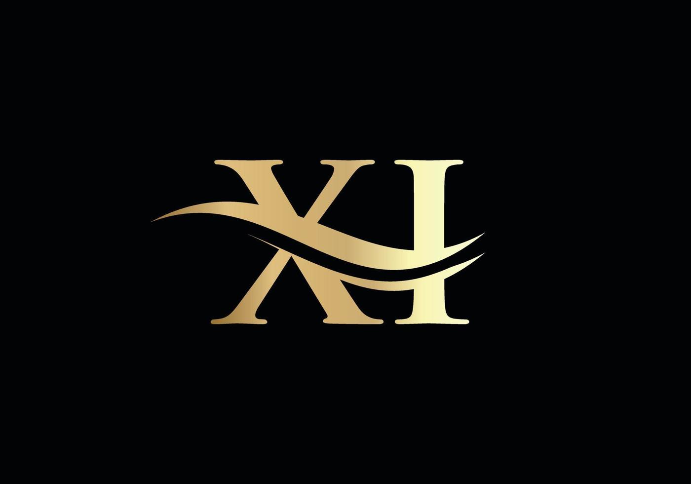 xi logo design per attività commerciale e azienda identità. creativo xi lettera con lusso concetto vettore