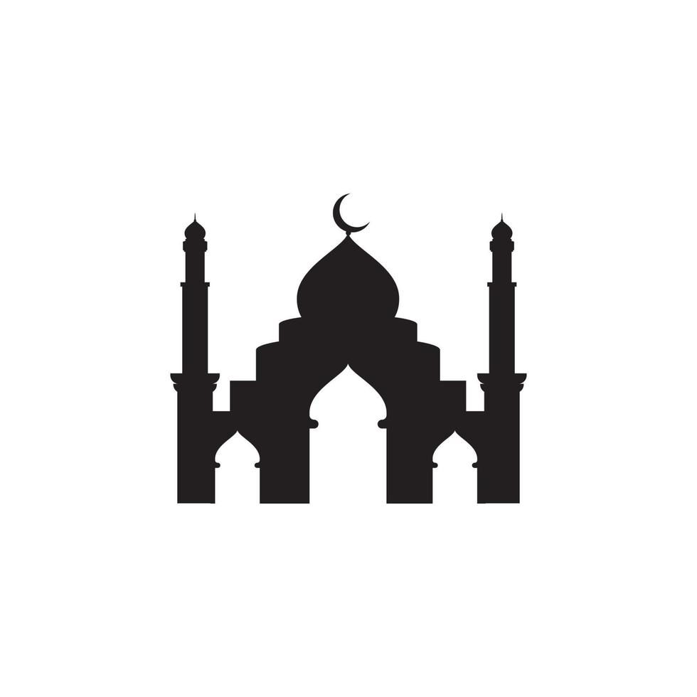 moschea musulmano icona vettore illustrazione