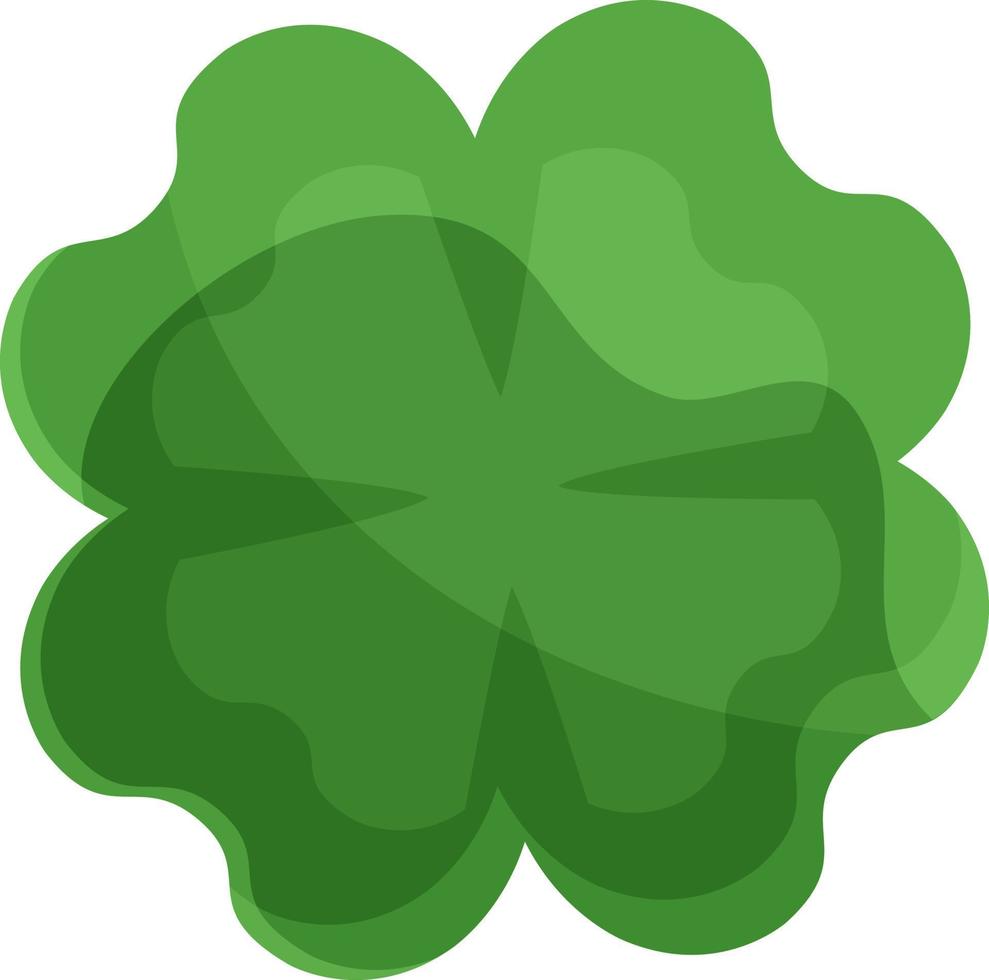 vettore clipart trifoglio, st. patricks giorno vacanza simbolo, Quattro foglia trifoglio, no sfondo