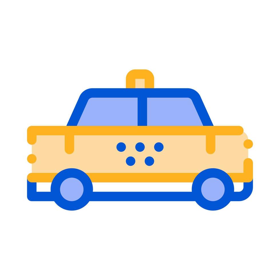 pubblico trasporto Taxi auto taxi vettore cartello icona