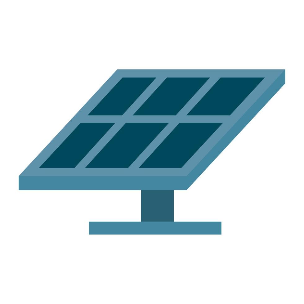 disegno vettoriale del pannello solare isolato