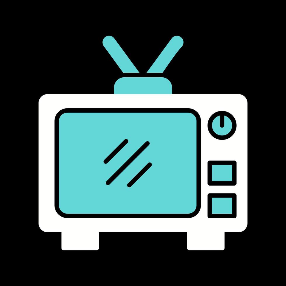 icona di vettore della televisione