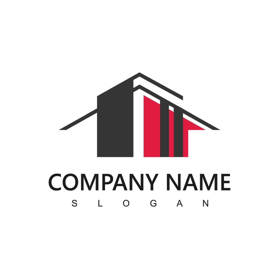 Casa logo per vero tenuta agenzia, agente immobiliare o proprietà gestione azienda vettore
