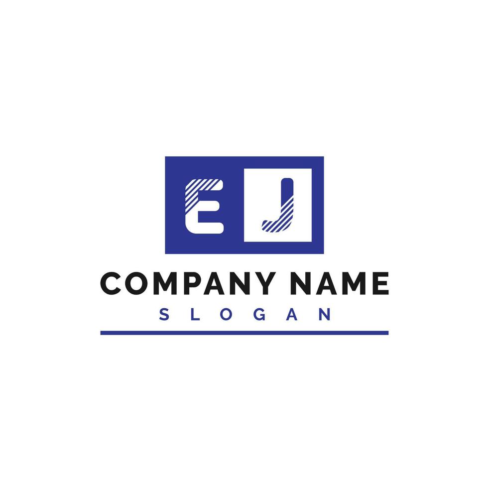 ej logo design. ej lettera logo vettore illustrazione - vettore