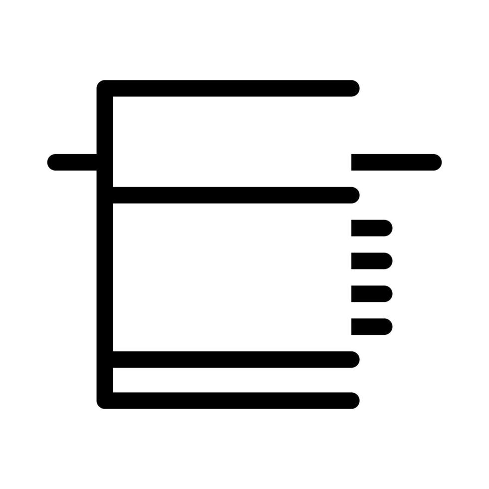 piastrelle fondazione icona vettore schema illustrazione